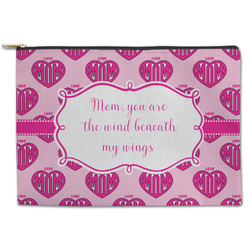 Love You Mom Zipper Pouch - Large - 12.5"x8.5"