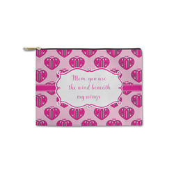 Love You Mom Zipper Pouch - Small - 8.5"x6"