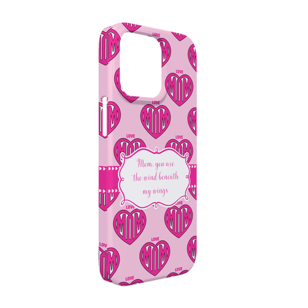 Custom Love You Mom iPhone Case - Plastic - iPhone 13
