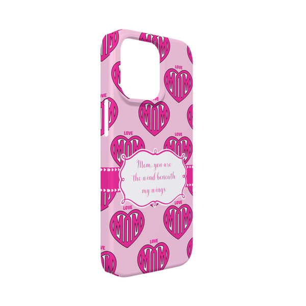 Custom Love You Mom iPhone Case - Plastic - iPhone 13 Mini