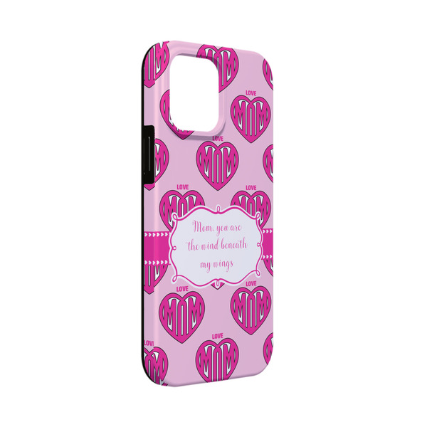 Custom Love You Mom iPhone Case - Rubber Lined - iPhone 13 Mini