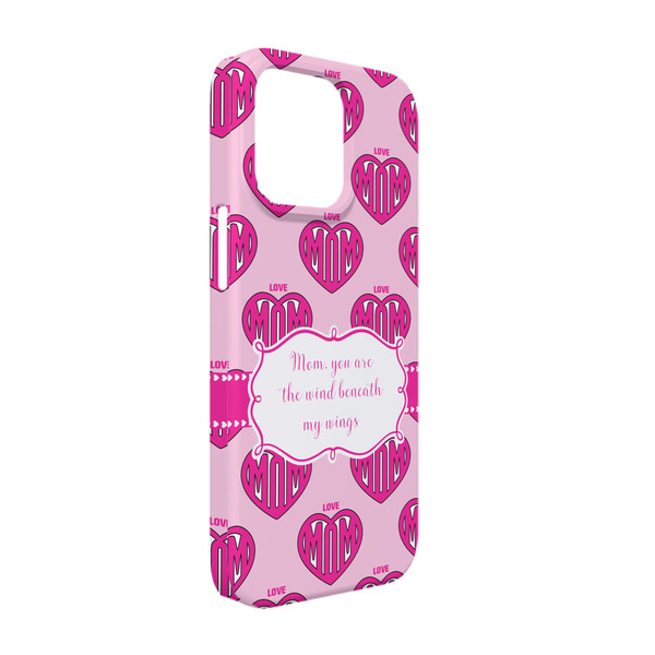 Custom Love You Mom iPhone Case - Plastic - iPhone 13 Pro