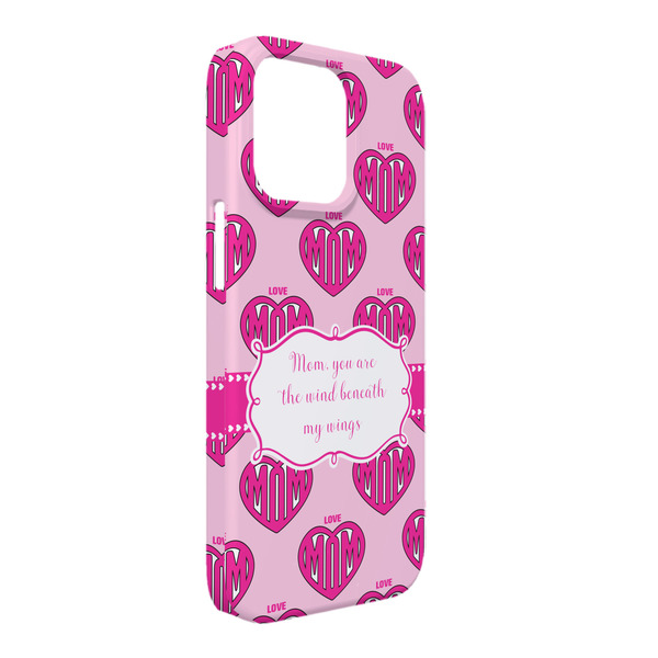 Custom Love You Mom iPhone Case - Plastic - iPhone 13 Pro Max