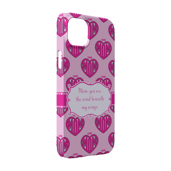 Custom Love You Mom iPhone Case - Plastic - iPhone 14