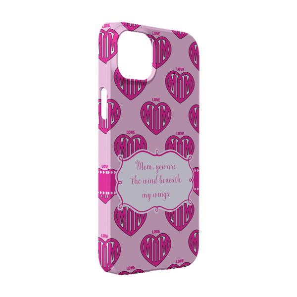 Custom Love You Mom iPhone Case - Plastic - iPhone 14 Pro
