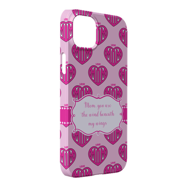 Custom Love You Mom iPhone Case - Plastic - iPhone 14 Pro Max