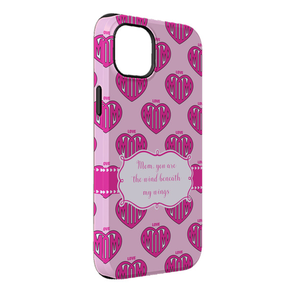 Custom Love You Mom iPhone Case - Rubber Lined - iPhone 14 Pro Max