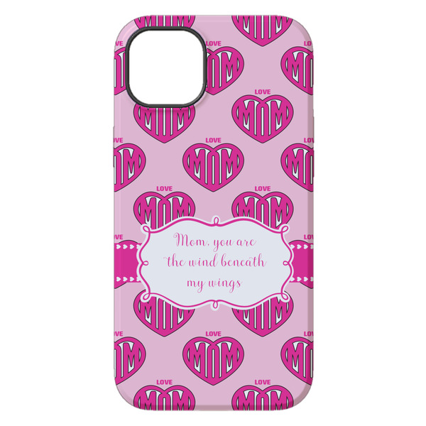Love You Mom iPhone 14 Pro Max Tough Case - Back