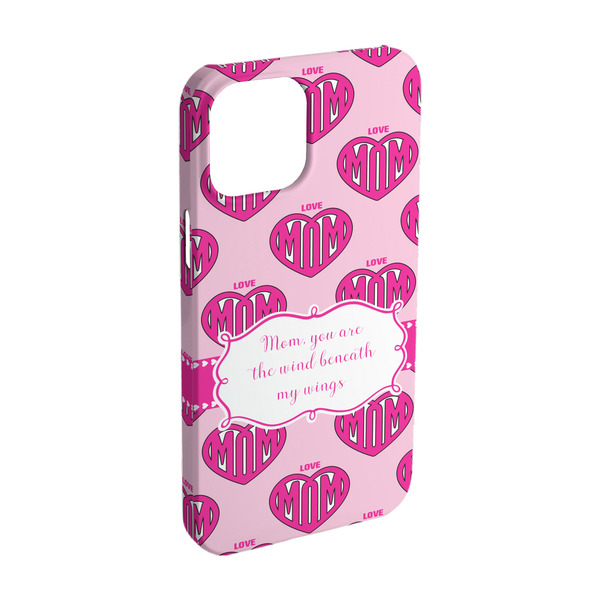 Custom Love You Mom iPhone Case - Plastic - iPhone 15