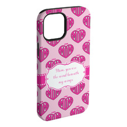 Love You Mom iPhone Case - Rubber Lined - iPhone 15 Plus