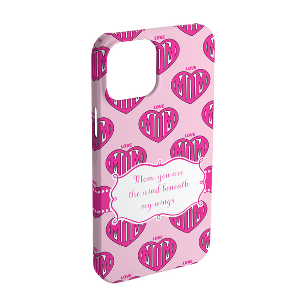 Custom Love You Mom iPhone Case - Plastic - iPhone 15 Pro
