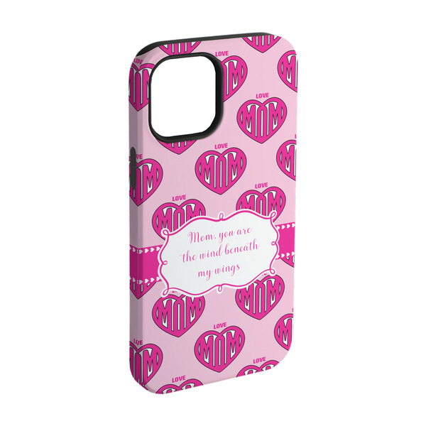 Custom Love You Mom iPhone Case - Rubber Lined - iPhone 15