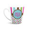 Stripes & Dots 12 Oz Latte Mug - Front