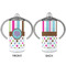 Stripes & Dots 12 oz Stainless Steel Sippy Cups - APPROVAL