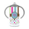 Stripes & Dots 12 oz Stainless Steel Sippy Cups - FRONT