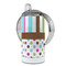 Stripes & Dots 12 oz Stainless Steel Sippy Cups - FULL (back angle)