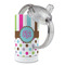 Stripes & Dots 12 oz Stainless Steel Sippy Cups - Top Off