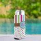 Stripes & Dots Can Cooler - Tall 12oz - In Context