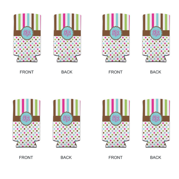 Stripes & Dots 12oz Tall Can Sleeve - Set of 4 - APPROVAL