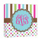 Stripes & Dots Canvas Print - 12x12 (Personalized)