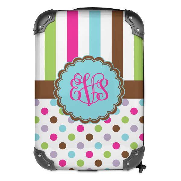 Stripes & Dots 13" Hard Shell Backpacks - FRONT