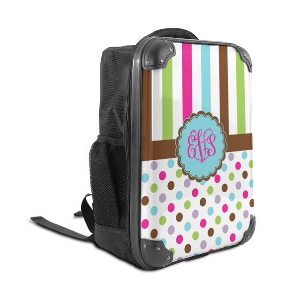 Stripes & Dots 15" Backpack - ANGLE VIEW