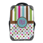 Stripes & Dots 15" Hard Shell Backpack (Personalized)