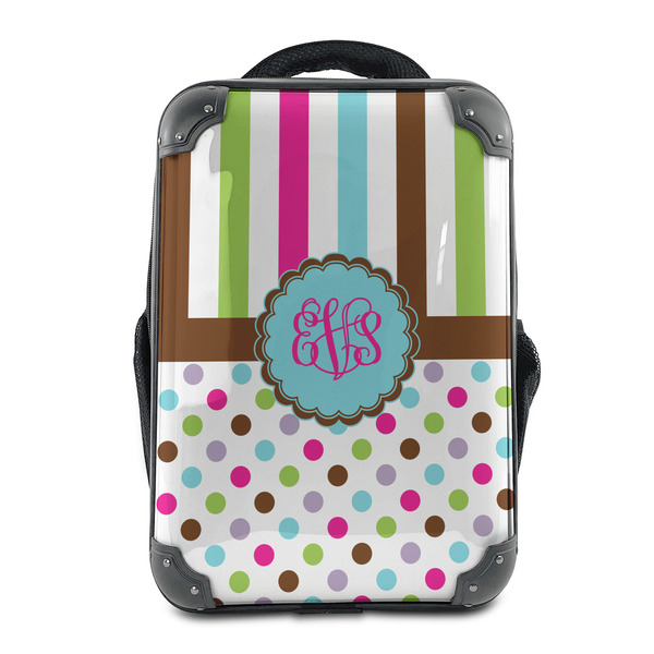 Custom Stripes & Dots 15" Hard Shell Backpack (Personalized)