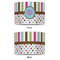 Stripes & Dots 16" Drum Lampshade - APPROVAL (Poly Film)