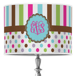 Stripes & Dots Drum Lamp Shade (Personalized)