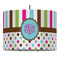Stripes & Dots Drum Pendant Lamp (Personalized)