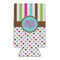 Stripes & Dots 16oz Can Sleeve - FRONT (flat)
