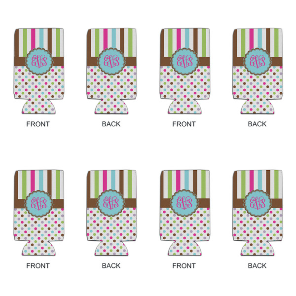 Stripes & Dots 16oz Can Sleeve - Set of 4 - APPROVAL