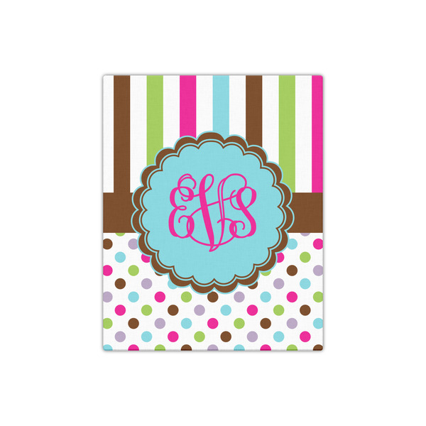 Stripes & Dots 16x20 - Canvas Print - Front View