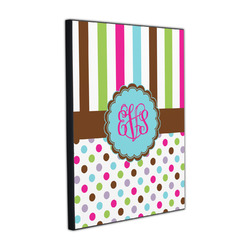 Stripes & Dots Wood Prints (Personalized)