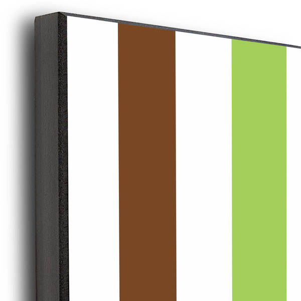 Stripes & Dots 16x20 Wood Print - Closeup