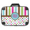 Stripes & Dots 18" Laptop Briefcase - FRONT