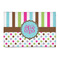 Stripes & Dots 2' x 3' Indoor Area Rug (Personalized)