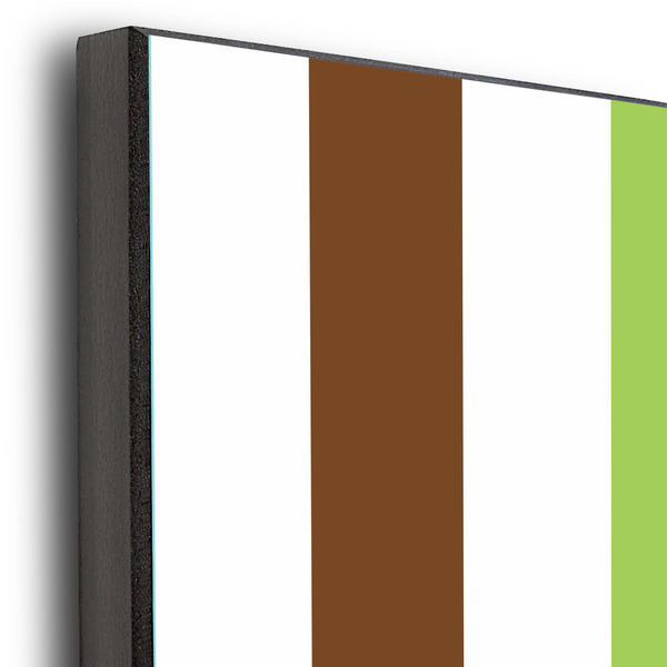 Stripes & Dots 20x24 Wood Print - Closeup