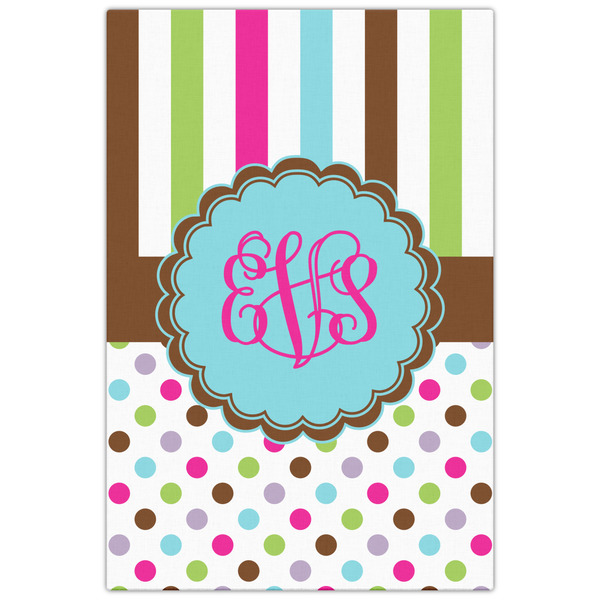 Stripes & Dots 20x30 - Canvas Print - Front View