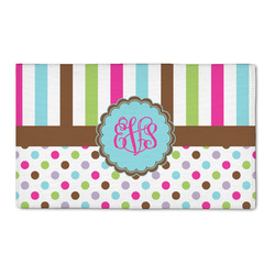 Stripes & Dots 3' x 5' Patio Rug (Personalized)
