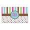 Stripes & Dots 3' x 5' Patio Rug (Personalized)