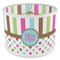 Stripes & Dots 8" Drum Lampshade - ANGLE Poly-Film