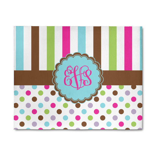 Custom Stripes & Dots 8' x 10' Indoor Area Rug (Personalized)