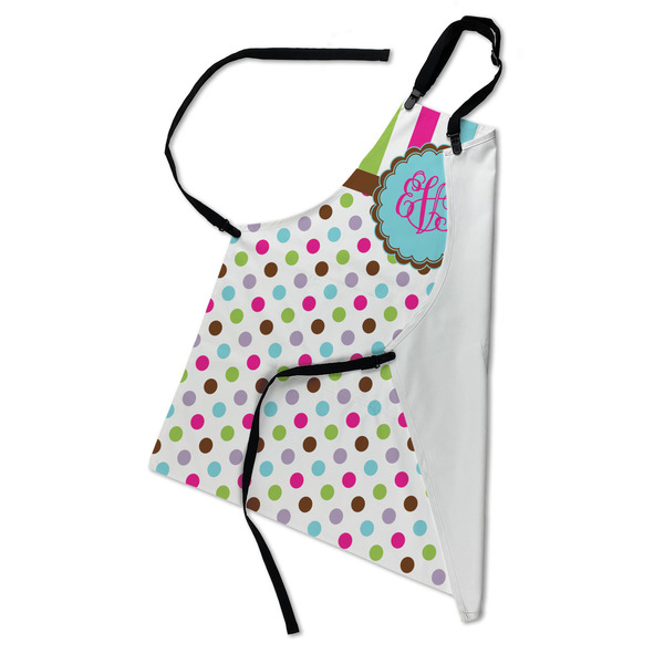 Stripes & Dots Apron - Folded
