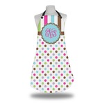 Stripes & Dots Apron w/ Monogram
