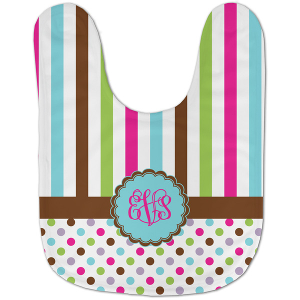 Stripes & Dots Baby Bib - AFT flat