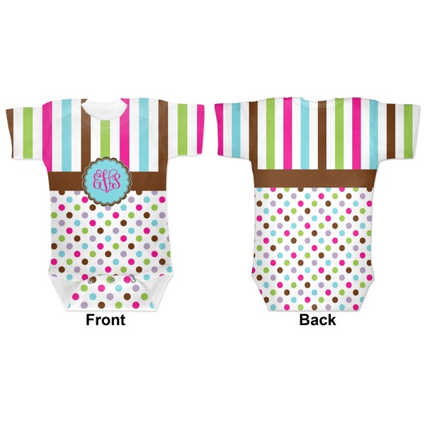 Stripes & Dots Baby Bodysuit Approval