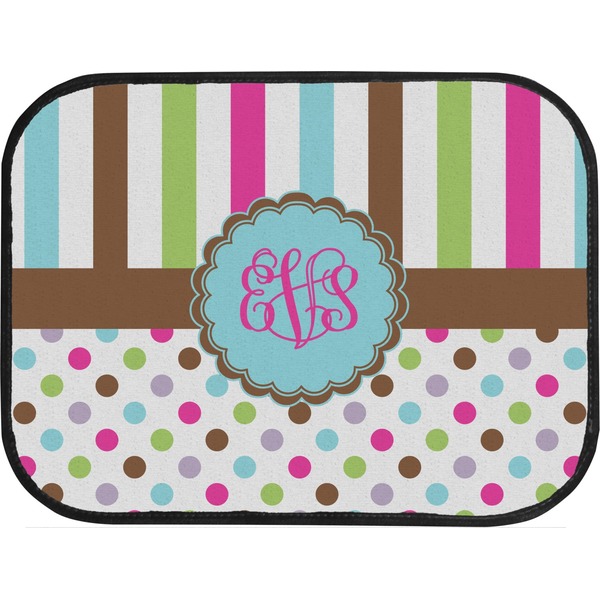 Stripes & Dots Back Seat Car Mat