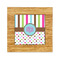 Stripes & Dots Bamboo Trivet with 6" Tile - FRONT